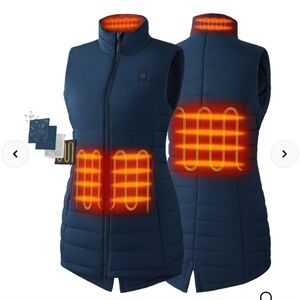 Tribeca Women's Heated Long Puffer Vest (Vest Only)